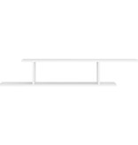 VidaXL Tv-wandschap 125x18x23 cm bewerkt hout wit