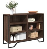 VidaXL Dressoir 101x35,5x74,5 cm bewerkt hout bruin eikenkleur