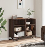 VidaXL Dressoir 101x35,5x74,5 cm bewerkt hout bruin eikenkleur