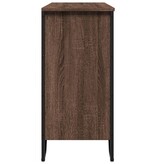 VidaXL Dressoir 101x35,5x74,5 cm bewerkt hout bruin eikenkleur