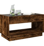 VidaXL Salontafel met Infinity LED 90x50x50 cm gerookt eikenkleurig