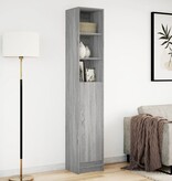 VidaXL Dressoir met LED 36x32,5x200 cm bewerkt hout grijs sonoma eiken