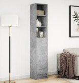 VidaXL Dressoir met LED 36x32,5x200 cm bewerkt hout betongrijs