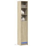 VidaXL Dressoir met LED 36x32,5x200cm bewerkt hout sonoma eikenkleurig