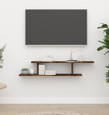 VidaXL Tv-wandschap 125x18x23 cm bewerkt hout gerookt eikenkleurig