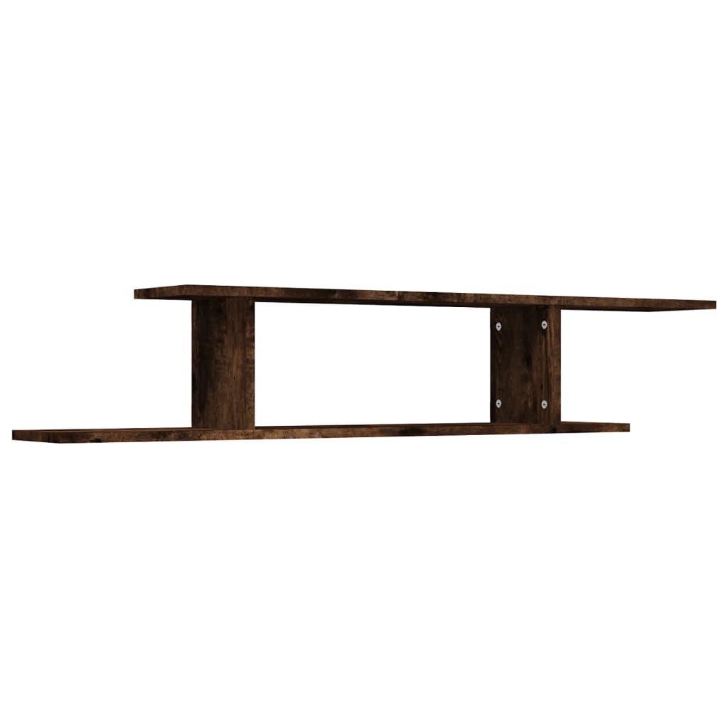 VidaXL Tv-wandschap 125x18x23 cm bewerkt hout gerookt eikenkleurig