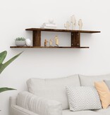 VidaXL Tv-wandschap 125x18x23 cm bewerkt hout gerookt eikenkleurig