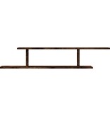 VidaXL Tv-wandschap 125x18x23 cm bewerkt hout gerookt eikenkleurig