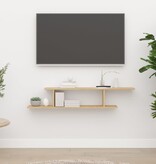 VidaXL Tv-wandschap 125x18x23 cm bewerkt hout sonoma eikenkleurig