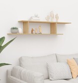 VidaXL Tv-wandschap 125x18x23 cm bewerkt hout sonoma eikenkleurig