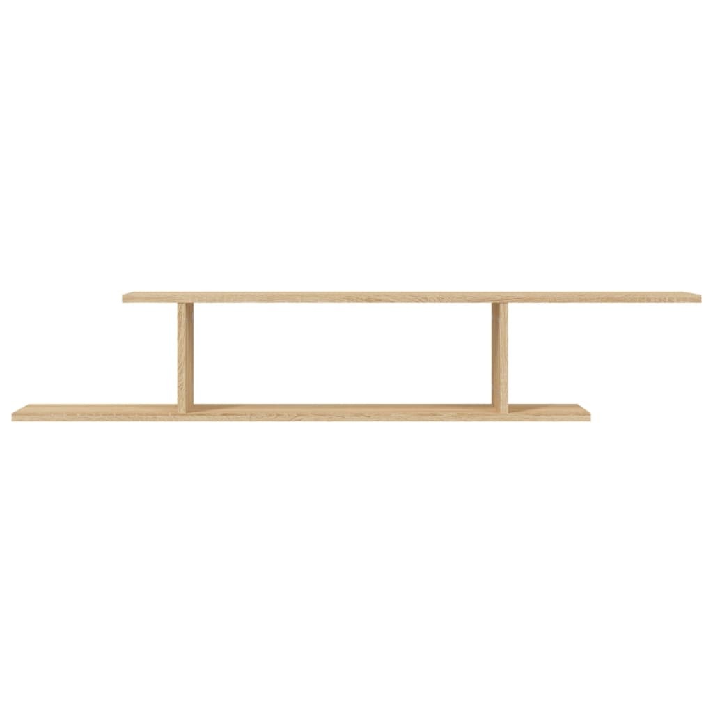 VidaXL Tv-wandschap 125x18x23 cm bewerkt hout sonoma eikenkleurig