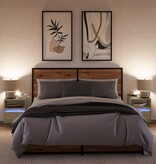 VidaXL Tv-wandmeubels met LED 2 st 41x31x45 cm sonoma eikenkleurig