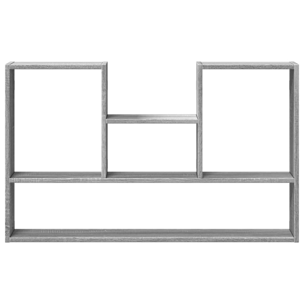 VidaXL Wandschap 99x15x60 cm bewerkt hout grijs sonoma eikenkleurig