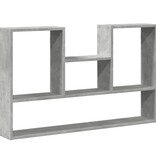 VidaXL Wandschap 99x15x60 cm bewerkt hout betongrijs