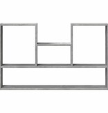 VidaXL Wandschap 99x15x60 cm bewerkt hout betongrijs