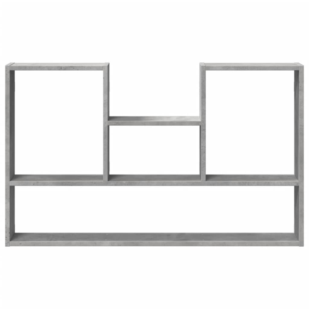 VidaXL Wandschap 99x15x60 cm bewerkt hout betongrijs