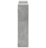 VidaXL Wandschap 99x15x60 cm bewerkt hout betongrijs