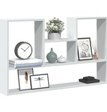 VidaXL Wandschap 99x15x60 cm bewerkt hout wit