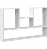 VidaXL Wandschap 99x15x60 cm bewerkt hout wit