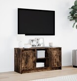 VidaXL Tv-meubel met LED 100x34x50 cm bewerkt hout gerookt eikenkleur