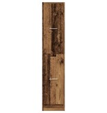 VidaXL Apothekerskast 30x41x144,5 cm bewerkt hout oud houtkleurig
