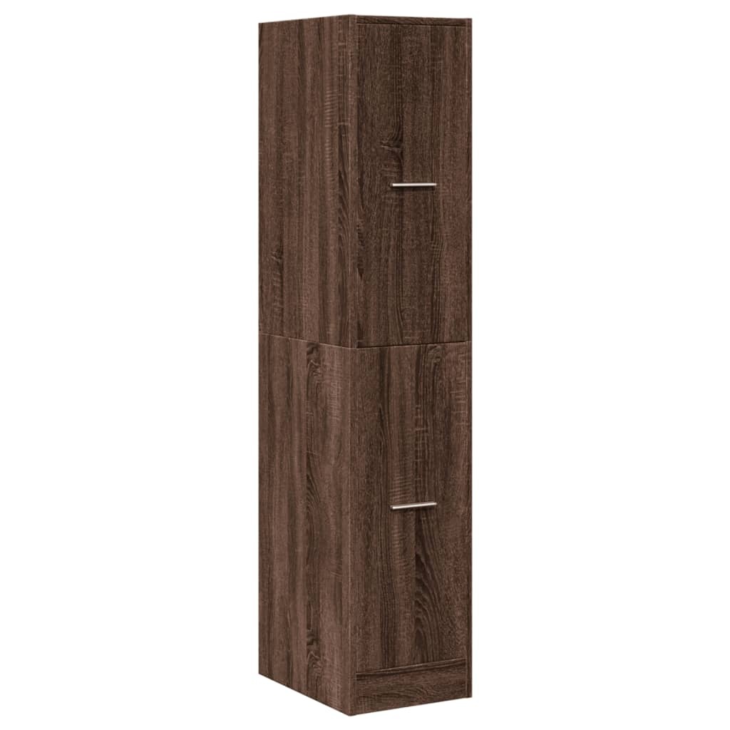 VidaXL Apothekerskast 30x41x144,5 cm bewerkt hout bruin eikenkleurig