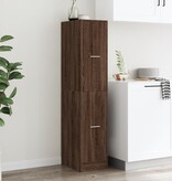 VidaXL Apothekerskast 30x41x144,5 cm bewerkt hout bruin eikenkleurig