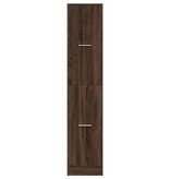 VidaXL Apothekerskast 30x41x144,5 cm bewerkt hout bruin eikenkleurig
