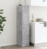 VidaXL Apothekerskast 30x41x144,5 cm bewerkt hout betongrijs