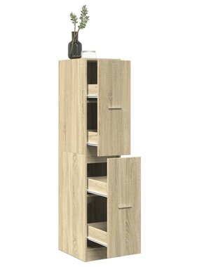 VidaXL Apothekerskast 30x41x144,5 cm bewerkt hout sonoma eikenkleurig