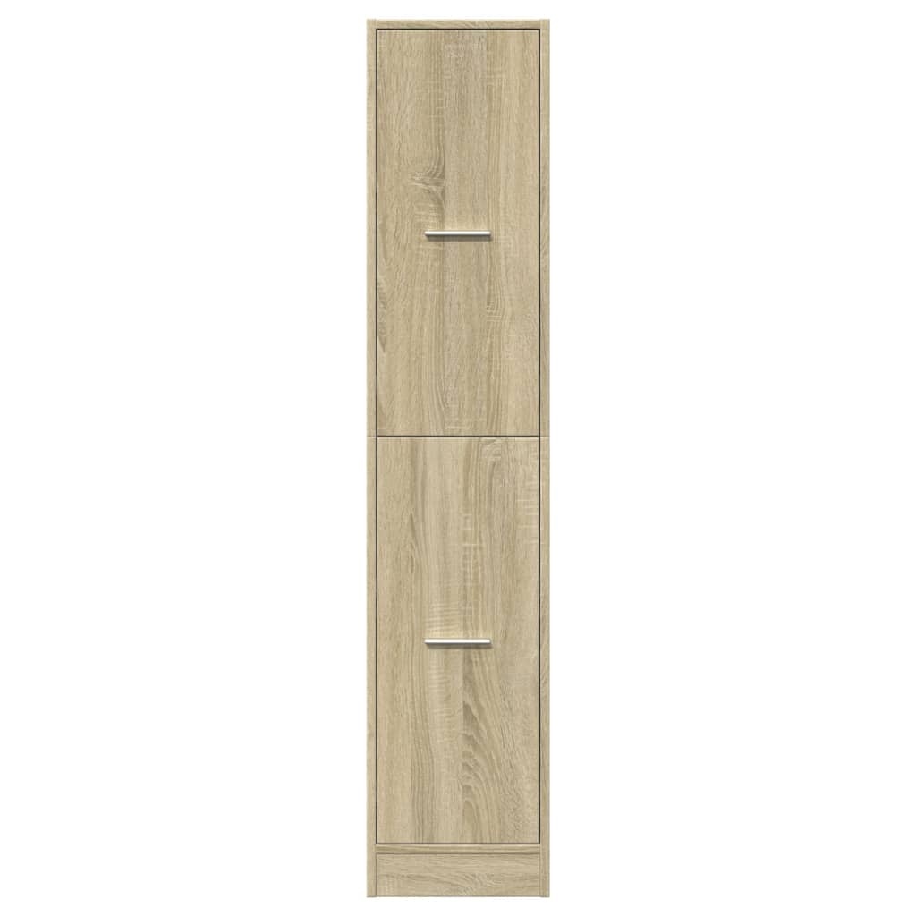 VidaXL Apothekerskast 30x41x144,5 cm bewerkt hout sonoma eikenkleurig