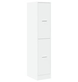 VidaXL Apothekerskast 30x41x144,5 cm bewerkt hout wit