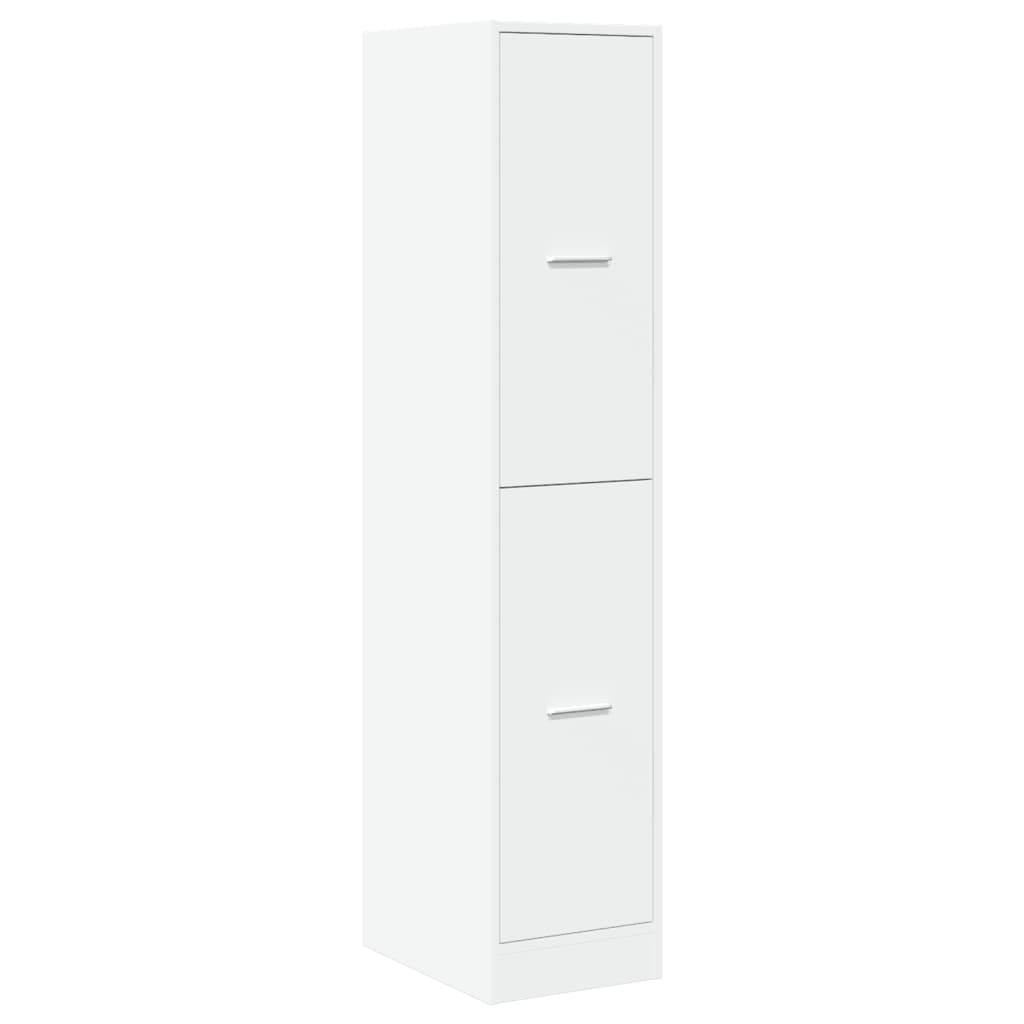 VidaXL Apothekerskast 30x41x144,5 cm bewerkt hout wit