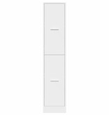 VidaXL Apothekerskast 30x41x144,5 cm bewerkt hout wit