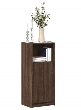 VidaXL Dressoir met LED 42,5x34x100 cm bewerkt hout bruin eikenkleur