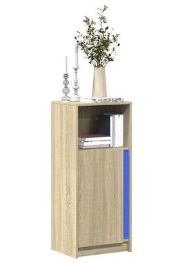 VidaXL Dressoir met LED 42,5x34x100 cm bewerkt hout sonoma eikenkleur