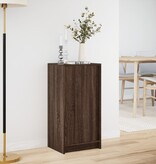 VidaXL Dressoir met LED 42,5x34x85 cm bewerkt hout bruin eikenkleur