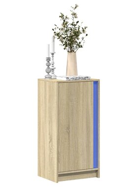 VidaXL Dressoir met LED 42,5x34x85 cm bewerkt hout sonoma eikenkleurig