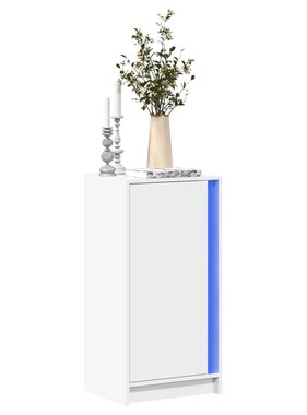 VidaXL Dressoir met LED 42,5x34x85 cm bewerkt hout wit