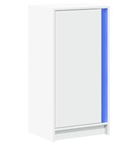 VidaXL Dressoir met LED 42,5x34x85 cm bewerkt hout wit