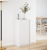 VidaXL Dressoir met LED 42,5x34x85 cm bewerkt hout wit