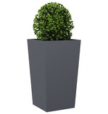 VidaXL Plantenbak 45x45x75 cm staal antracietkleurig