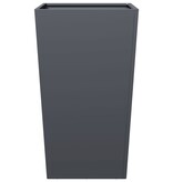 VidaXL Plantenbak 45x45x75 cm staal antracietkleurig