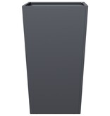 VidaXL Plantenbak 45x45x75 cm staal antracietkleurig