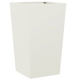 VidaXL Plantenbak 45x45x75 cm staal wit