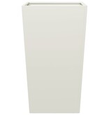 VidaXL Plantenbak 45x45x75 cm staal wit