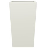 VidaXL Plantenbak 45x45x75 cm staal wit