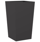 VidaXL Plantenbakken 2 st 45x45x75 cm staal zwart