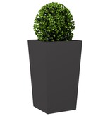 VidaXL Plantenbak 45x45x75 cm staal zwart