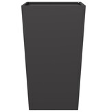 VidaXL Plantenbak 45x45x75 cm staal zwart